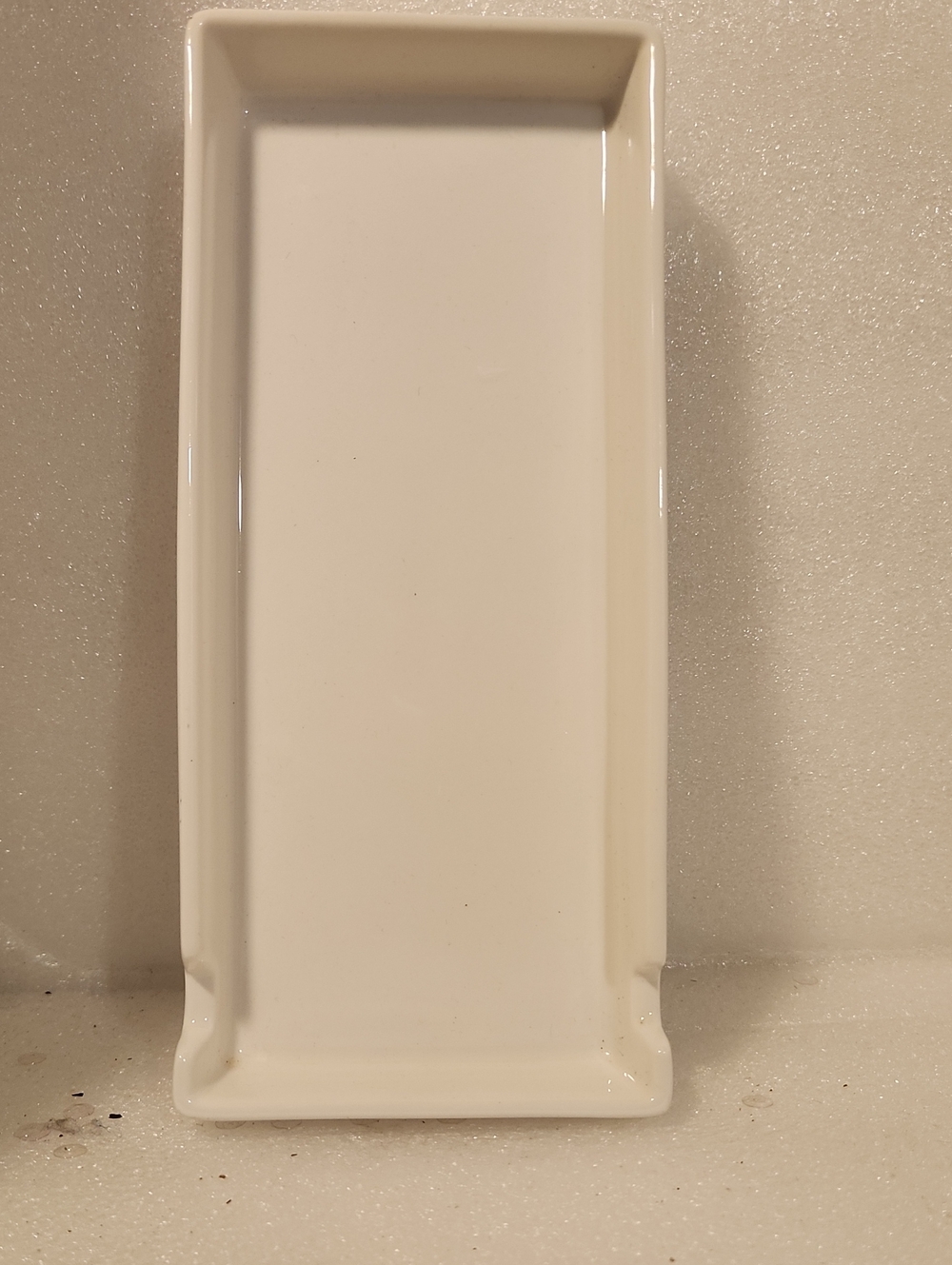 Norwex White Rectangular Ceramic Vanity Tray